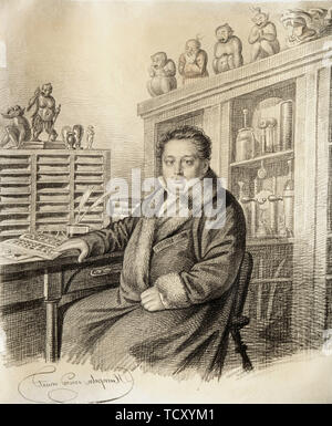 Portrait von Baron Paul Ludwig Schilling von Cannstatt (1786-1837), vor 1822. Schöpfer: Hampeln, Carl von (1794 - nach 1880). Stockfoto