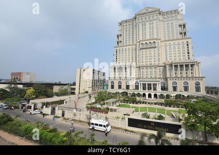 Kolkata, Indien. 10 Juni, 2019. ITC Royal Bengal. Einen Tag vor der Eröffnung des neuen 133 Meter Höhe Hotel mit 456 Zimmern im ITC Sonar und ITC Royal B Stockfoto