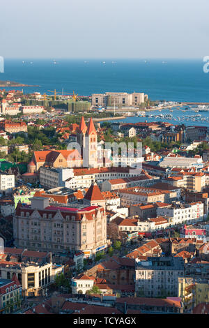 Deutsche Stil in der Altstadt von Qingdao Stockfoto