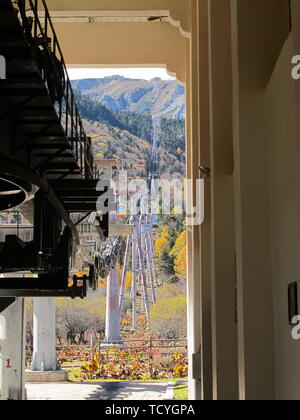 Shika Snow Mountain Seilbahn Stockfoto