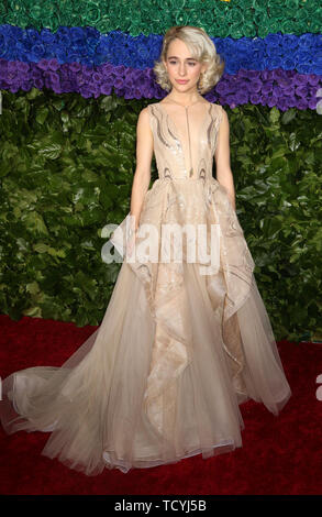 Juni 9, 2019 - New York City, New York, US-Schauspieler SOPHIA ANNE CARUSO besucht die 73. jährliche Tony Awards in der Radio City Music Hall statt. (Bild: © Nancy Kaszerman/ZUMA Draht) Stockfoto