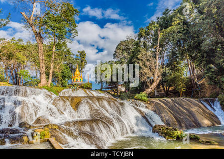 PWE Gauk Wasserfall Pyin Oo Lwin Mandalay Staat Myanmar (Burma) Stockfoto