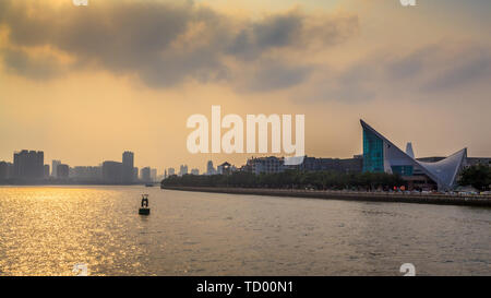 Pearl River Tagestour und Whampoa Alten Hafen Stockfoto