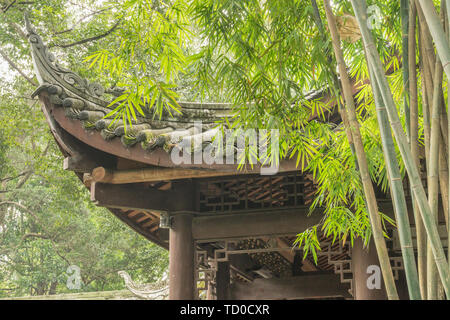 Antike Architektur von Du Fu Caotang in Chengdu, China Stockfoto