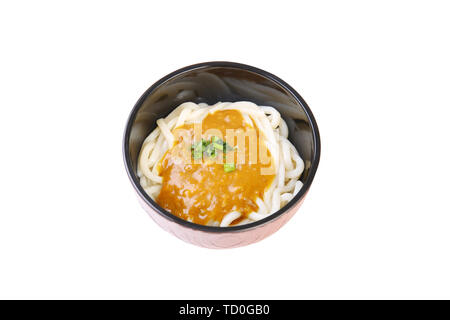 Butter, Miso, gegrillten Ramen. Stockfoto
