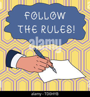 Handschrift Text schreiben Worte haben Macht. Konzeptionelle Foto als Sie hat die Fähigkeit zu helfen heilen verletzen oder Schaden jemand männliche Hand Anzug Holding Ballpo Stockfoto