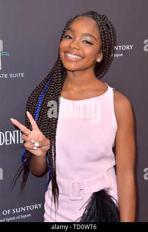 Marsai Martin am Los Angeles vertrauliche Zeitschrift Auswirkungen Auszeichnungen an der Linie. Los Angeles, 09.06.2019 | Verwendung weltweit Stockfoto