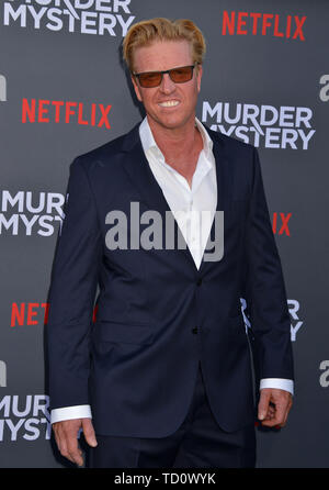 Los Angeles, USA. 10 Juni, 2019. Jake Busey kommt an der LA Premiere von Netflix 'Murder Mystery" im Regency Dorf Theater am 10. Juni 2019 in Westwood, Kalifornien Quelle: Tsuni/USA/Alamy leben Nachrichten Stockfoto