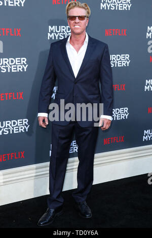 WESTWOOD, LOS ANGELES, Kalifornien, USA - 10. Juni: Jake Busey kommt an der Los Angeles Premiere von Netflix 'Murder Mystery' aus dem Regency Dorf Theater am 10. Juni 2019 in Westwood, Los Angeles, Kalifornien, USA. (Foto von Xavier Collin/Image Press Agency) Stockfoto