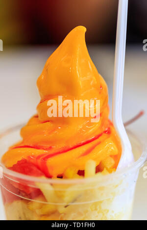 Mango Smoothie mango Eis Stockfoto