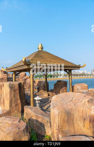 Heben Zhi Brücke in Konfuzius kulturelle Stadt, Suixi, Guangdong Stockfoto