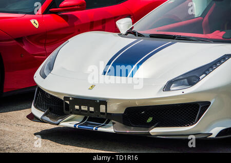 Ferrari 488 Pista bei den Racing Days Stockfoto
