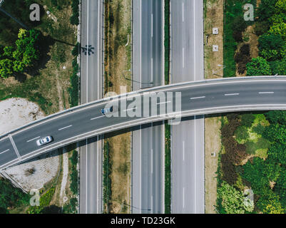 Beijing Road Antenne schießen Stockfoto