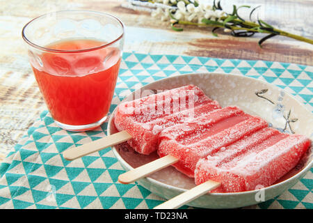 Weißdorn - aromatisiert Eis und kalte Getränke. Stockfoto