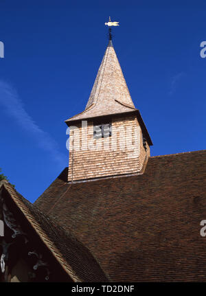 St Michael und alle Engel Kirche, Copford, Essex, Großbritannien. Stockfoto