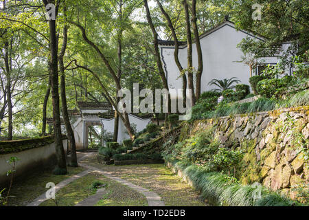 Die schöne Landschaft von Wuxi Garten Stockfoto