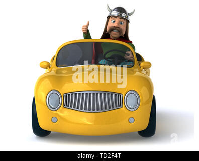 Spaß Gaul - 3D-Darstellung Stockfoto