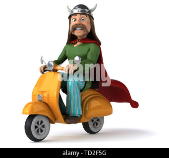 Spaß Gaul - 3D-Darstellung Stockfoto