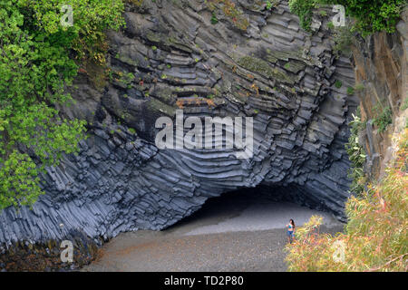 Alcantara Schlucht, Sizilien, Italien Stockfoto