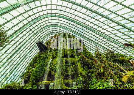 Gardens by the Bay, Cloud Forest Kuppel. Singapur. April 25, 2019 Stockfoto