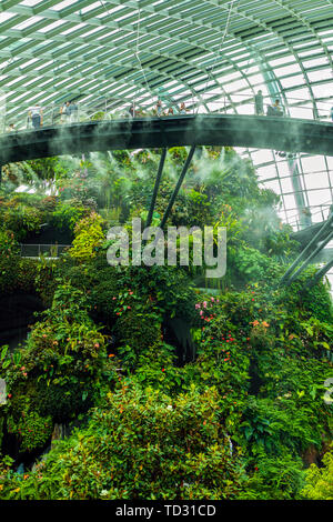 Gardens by the Bay, Cloud Forest Kuppel. Singapur. April 25, 2019 Stockfoto