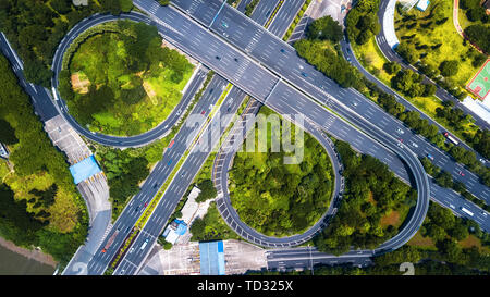 Luftbild Expressway Stockfoto