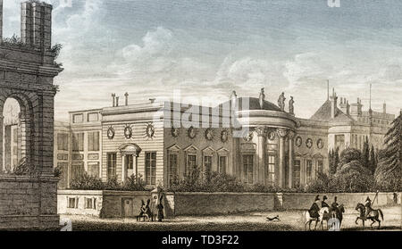 Der Palais de la Légion d'Honneur, Paris, antiken Stahl Gravierte drucken, 1831 Stockfoto