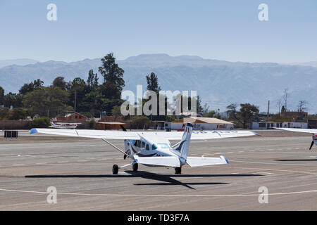 Flug über die Nazca-linien, Nazca, Peru, Südamerika Stockfoto