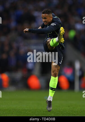 Danilo von Manchester City - Manchester City v Brighton & Hove Albion, der Emirates FA-Cup Halbfinale, Wembley Stadion, London - 6 April 2019 Editorial nur verwenden Stockfoto