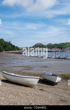 Colwyn Bay ist eine Stadt, der Gemeinschaft und der Badeort in Conwy County Borough an der Nordküste von Wales mit Blick auf die Irische See Stockfoto