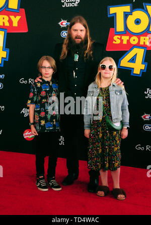 Hollywood, Kalifornien, USA, 11. Juni 2019 Sänger Chris Stapleton besucht die Weltpremiere von Disney und Pixars "Toy Story 4" am 11. Juni 2019 im El Capitan Theatre in Hollywood, Kalifornien, USA. Foto von Barry King/Alamy leben Nachrichten Stockfoto