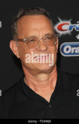 Los Angeles, USA. 11 Juni, 2019. Tom Hanks in Disney/Pixars "Toy Story 4" Weltpremiere am El Capitan Theatre, Hollywood, CA, 11. Juni 2019. Foto: Joseph Martinez/PictureLux Stockfoto