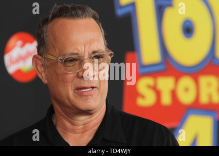 Los Angeles, USA. 11 Juni, 2019. Tom Hanks in Disney/Pixars "Toy Story 4" Weltpremiere am El Capitan Theatre, Hollywood, CA, 11. Juni 2019. Foto: Joseph Martinez/PictureLux Stockfoto
