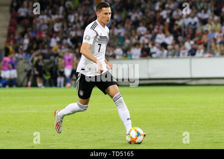 Mainz, Deutschland 11. Juni 2019: Bundesländer Match 2019 - EM-Qualifikationsspiel - Deutschland gegen Deutschland. Estland Julian Draxler (Deutschland), Aktion. Einzelnes Bild. Ausschneiden. mit Kugel, Landschaft, Landschaft//DFB-Bestimmungen verbieten die Verwendung von Fotografien als Bildsequenzen und/oder quasi-Video. // | Verwendung weltweit Stockfoto