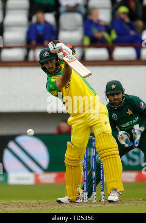 Taunton, Großbritannien. 12 Juni, 2019. World Cup Cricket, Australien gegen Pakistan; Glenn Maxwell von Australien Quelle: Aktion Plus Sport Bilder/Alamy leben Nachrichten Stockfoto