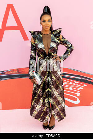 New York, NY - 03. Juni 2019: Juni Ambrosius besucht 2019 CFDA Fashion Awards am Brooklyn Museum Stockfoto