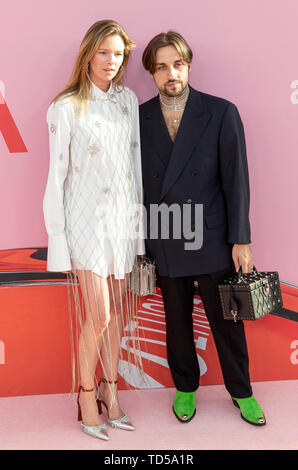 New York, NY - 03. Juni 2019: Gäste besuchen 2019 CFDA Fashion Awards am Brooklyn Museum Stockfoto