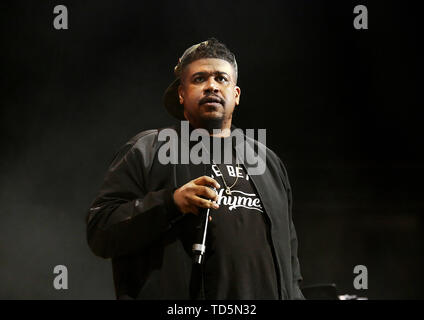 De La Soul auf der 'Götter von Rap' Tour in der Manchester Arena bietet: Götter von Rap, De La Soul, Trugoy Wo: Manchester, Großbritannien Wann: 11. Mai 2019 Credit: Sakura/WENN.com Stockfoto