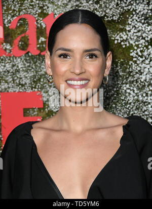 Juni 11, 2019 - West Hollywood, Kalifornien, USA - 11. Juni 2019 - West Hollywood, Kalifornien - Adria Arjona. 2019 InStyle Max Mara Frauen im Film Feier gehalten im Chateau Marmont. Photo Credit: Birdie Thompson/AdMedia (Credit Bild: © Birdie Thompson/AdMedia über ZUMA Draht) Stockfoto