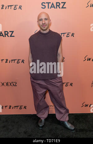 New York, USA. 12 Juni, 2019. Daniyar besucht STARZ Weltpremiere des Sweetbitter Saison 2 an das Hotel Roxy Credit: Lev Radin/Pacific Press/Alamy leben Nachrichten Stockfoto