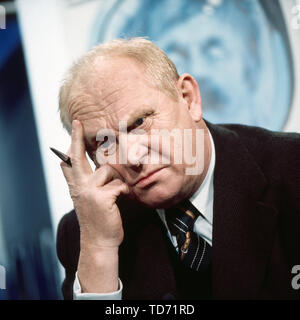 Gert Fröbe, deutscher Wis Deutschland 1970er Jahre. Deutsche Schauspieler Gert Froebe, Deutschland 1970. Stockfoto