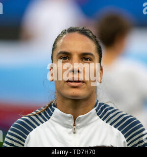 Schön, N - 11.06.2019: Frankreich X NORWEGEN - Amel Majri von Frankreich vor einem Spiel zwischen Frankreich X Norueiga, gültig für die FIFA Frauen&#39;s World Cup 2019, am Mittwoch, 12. Juni 2019, in der Allianz Riviera Stadion in Nizza, Frankreich. (PhoRichard CallCallis/Fotoarena) Credit: Foto Arena LTDA/Alamy leben Nachrichten Stockfoto