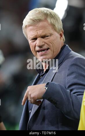 München, Deutschland. 06 Sep, 2018. firo: 06.09.2018 Fußball, Fußball, Nationalmannschaft, Deutschland, UEFA, Nationen Liga, Division A, Liga A, DEU, FRA, Deutschland - Frankreich 0:0 ZDF-Experte Oliver Kahn, Pay-TV, TV | Verwendung der weltweiten Kredit: dpa/Alamy leben Nachrichten Stockfoto