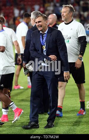 Krakau, Polen. 30. Juni, 2017 firo Fußball, Fußball, international, 30.06.2017 U21-U21-EM-Finale Deutschland - Spanien 1:0 Preisverleihung Deutschland Europameister Stefan Kuntz | Verwendung der weltweiten Kredit: dpa/Alamy leben Nachrichten Stockfoto