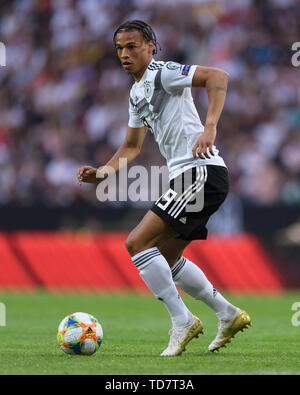 Leroy Sane (Deutschland). GES/fussball/EURO-Qualifikation: Deutschland - Estland, 11.06.2019 Fußball: Europäische Qualifier: Deutschland vs Estland, Mainz, Juni 11, 2019 | Verwendung weltweit Stockfoto