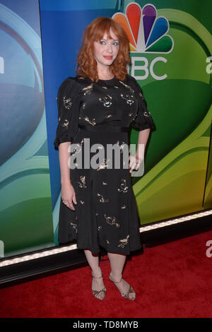 2019/20 ABC Upfront im Four Seasons Hotel mit: Christina Hendricks Wo: New York, New York, United States Wenn: 13. Mai 2019 Credit: Ivan Nikolov/WENN.com Stockfoto