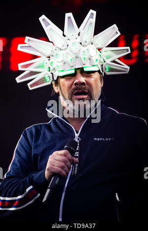 Landgraaf, Niederlande vom 8. Juni 2019 Jamiroquai Live at Pinkpop Festival 2019 © Roberto Finizio / Alamy durchführen Stockfoto