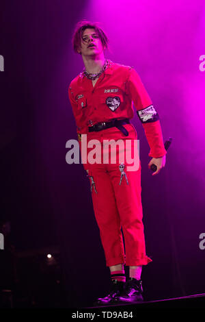 Landgraaf, Niederlande vom 8. Juni 2019 Yungblud Live at Pinkpop Festival 2019 © Roberto Finizio / Alamy durchführen Stockfoto