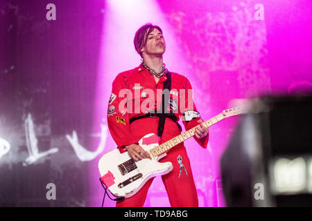 Landgraaf, Niederlande vom 8. Juni 2019 Yungblud Live at Pinkpop Festival 2019 © Roberto Finizio / Alamy durchführen Stockfoto