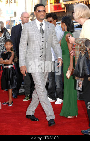 LOS ANGELES, Ca. 30. Juni 2008: Will Smith am Los Angeles Premiere seines neuen Films "Hancock" am Grauman's Chinese Theater, Hollywood. © 2008 Paul Smith/Featureflash Stockfoto